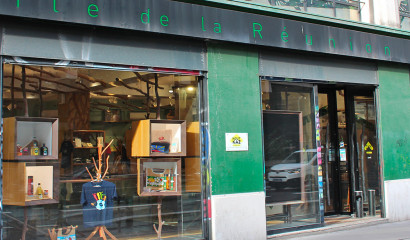 Façade de la boutique réunionnaise à Paris